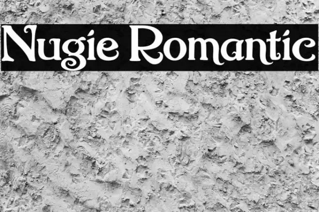 Nugie Romantic Font examples