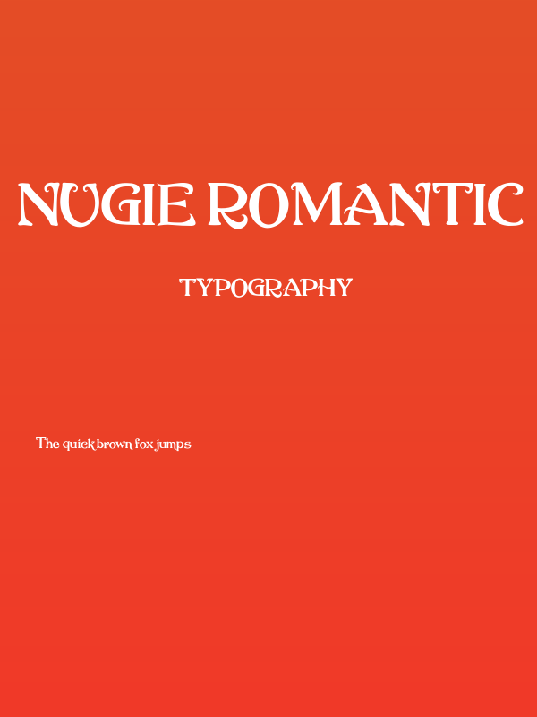 Nugie Romantic Poster
