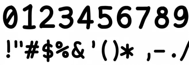 NukaMono Schriftart Anderer Schreiben