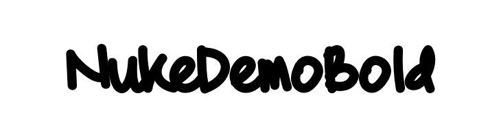 Nuke Demo Bold  Fuentes Gratis Descargar