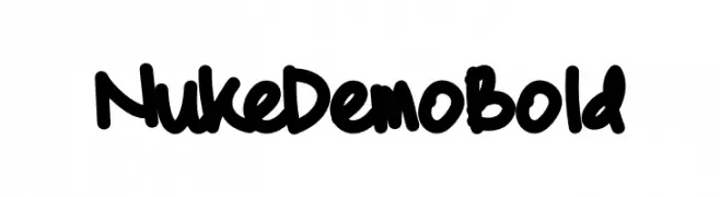 Nuke Demo Bold  baixar fontes gratis