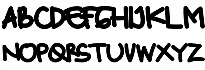 Nuke Demo Bold Font UPPERCASE