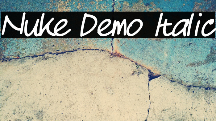 Nuke Demo Italic Example 2