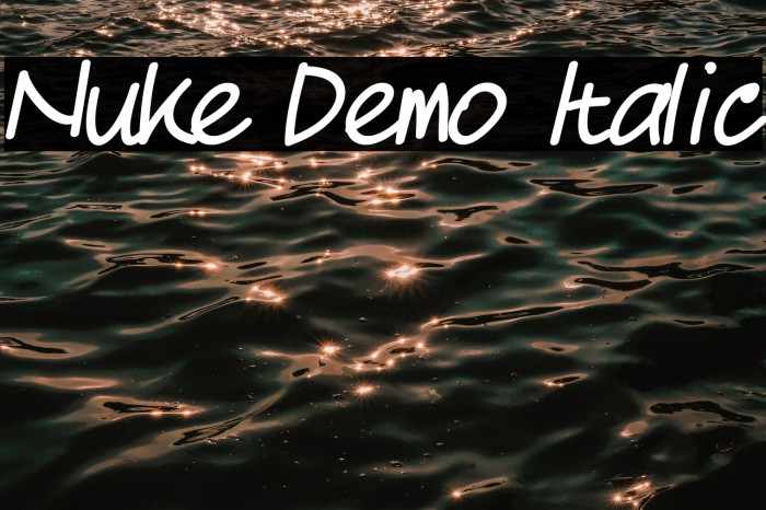 Nuke Demo Italic Example 3