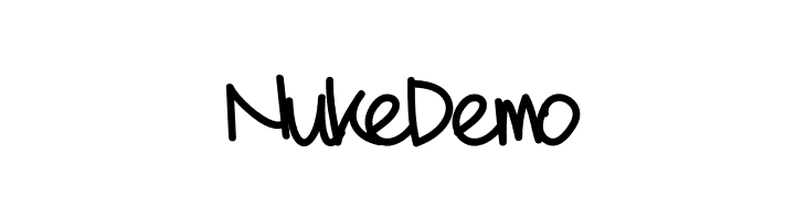 NukeDemo  フリーフォントのダウンロード