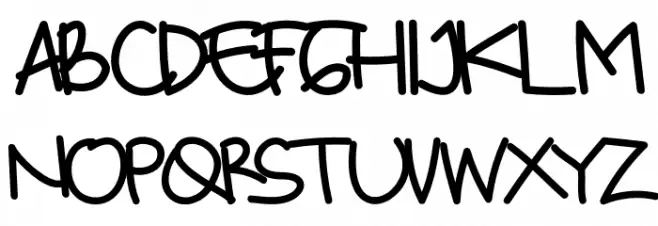 NukeDemo Schriftart Groß