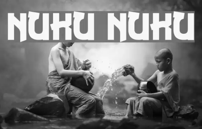 Nuku Nuku Font examples