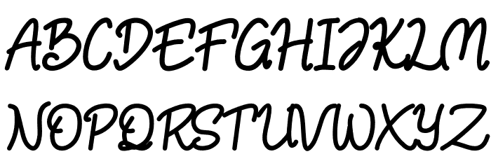 NulisoDonationware Font UPPERCASE