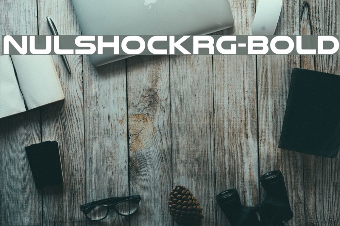 NulshockRg-Bold Font examples