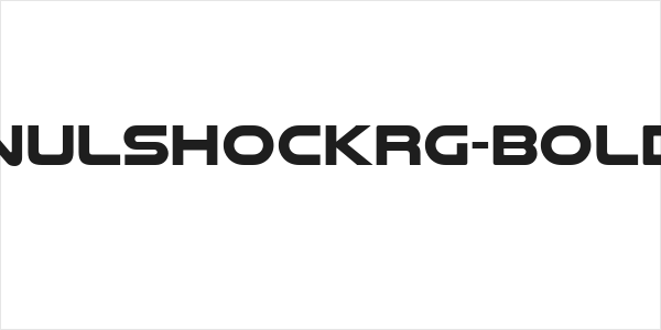 NulshockRg-Bold Logo