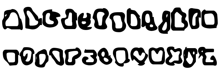 Numan Font LOWERCASE