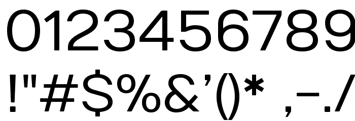 Numans-Regular Font OTHER CHARS