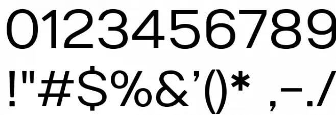 Numans-Regular Font OTHER CHARS