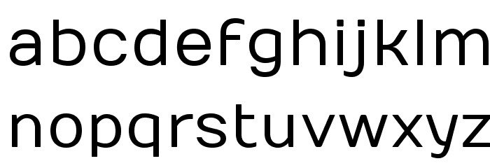Numans-Regular Font LOWERCASE