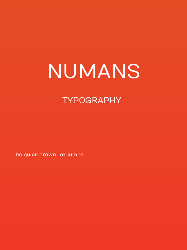 Numans Poster