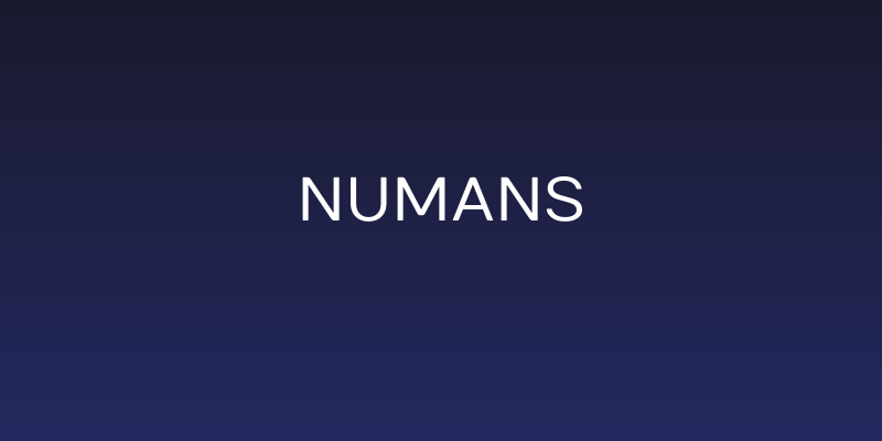Numans Social Header