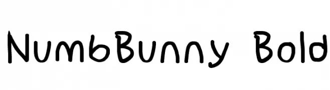 NumbBunny Bold 