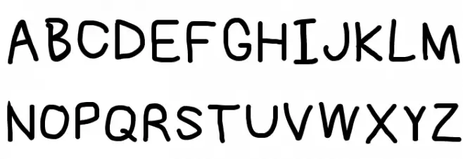 NumbBunny Bold フォント 大文字