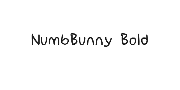 NumbBunny Bold Logo