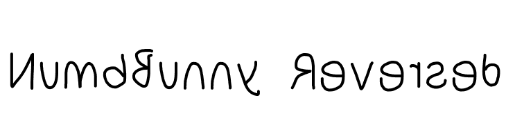 NumbBunny Reversed  لخطوط تنزيل