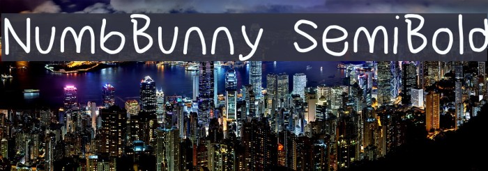 NumbBunny SemiBold Example 3