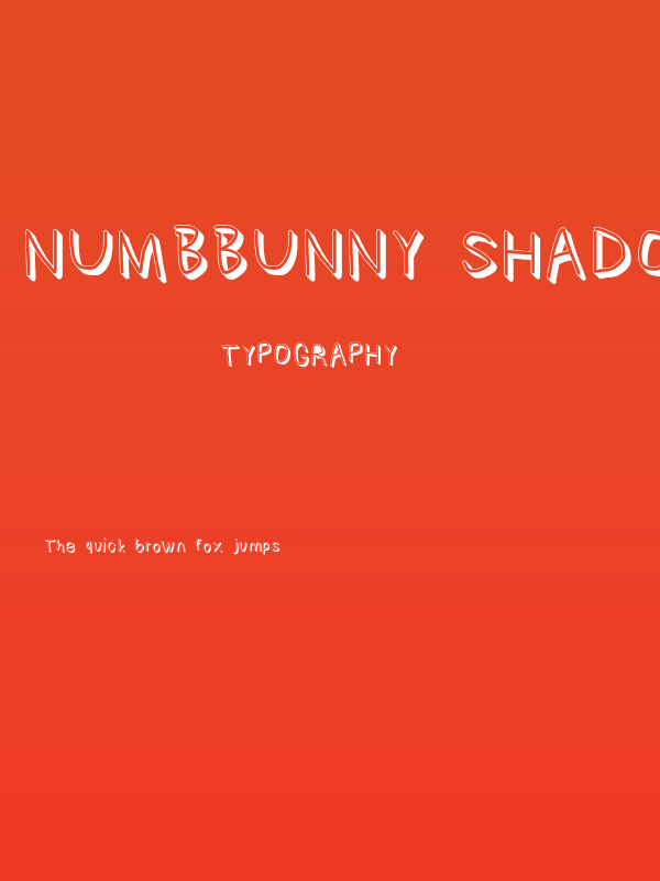 NumbBunny Shadow Poster