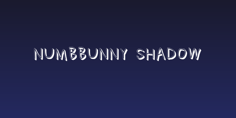 NumbBunny Shadow Social Header