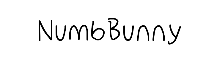 NumbBunny Font