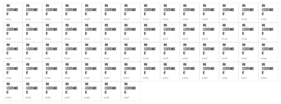 Numbaaz-EEN Character Map