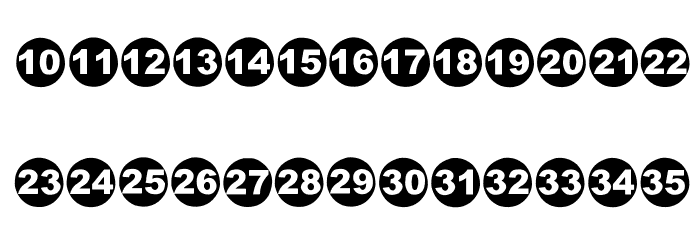 Numbaaz-EEN Font LOWERCASE