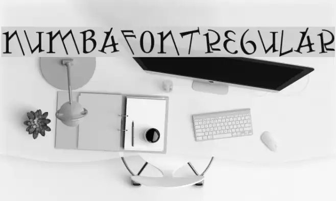 Numbafont-Regular Font examples