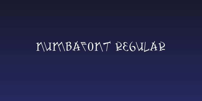 Numbafont-Regular Social Header