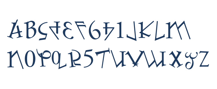 Numbafont-Regular Lowercase