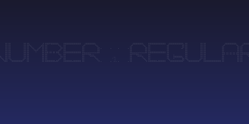 Number 1 Regular Social Header