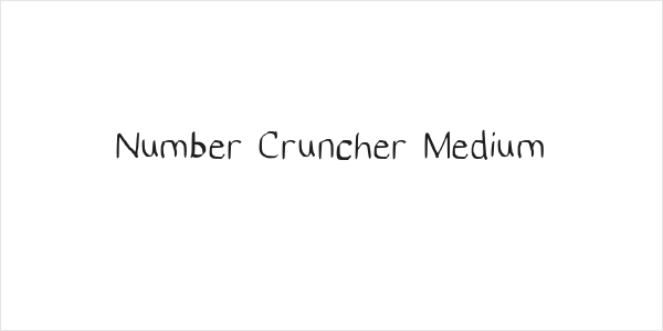 Number Cruncher Medium Logo