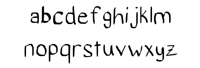 Number Cruncher Medium Font LOWERCASE