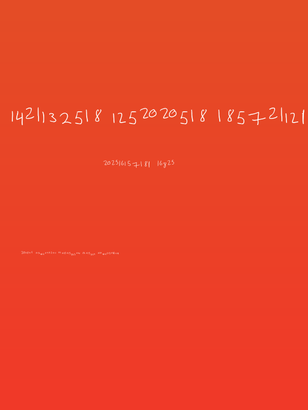 Number Letter Regular Poster