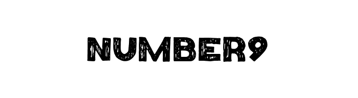 Number9  font caratteri gratis