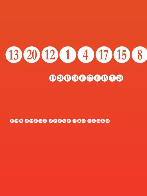 Numberpile-Regular Poster