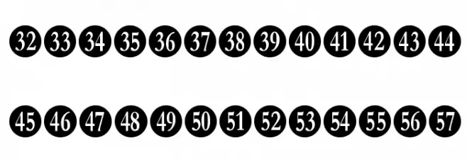 Numberpile-Regular फ़ॉन्ट लोअरकेस