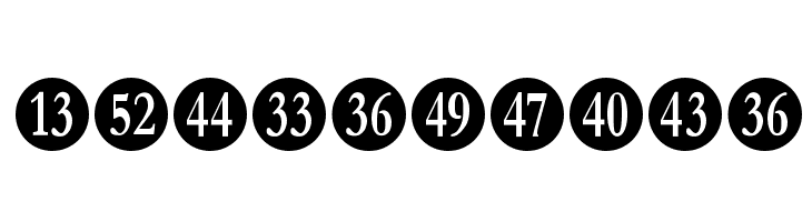 Numberpile फ़ॉन्ट