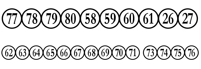 NumberpileReversed-Regular Font OTHER CHARS