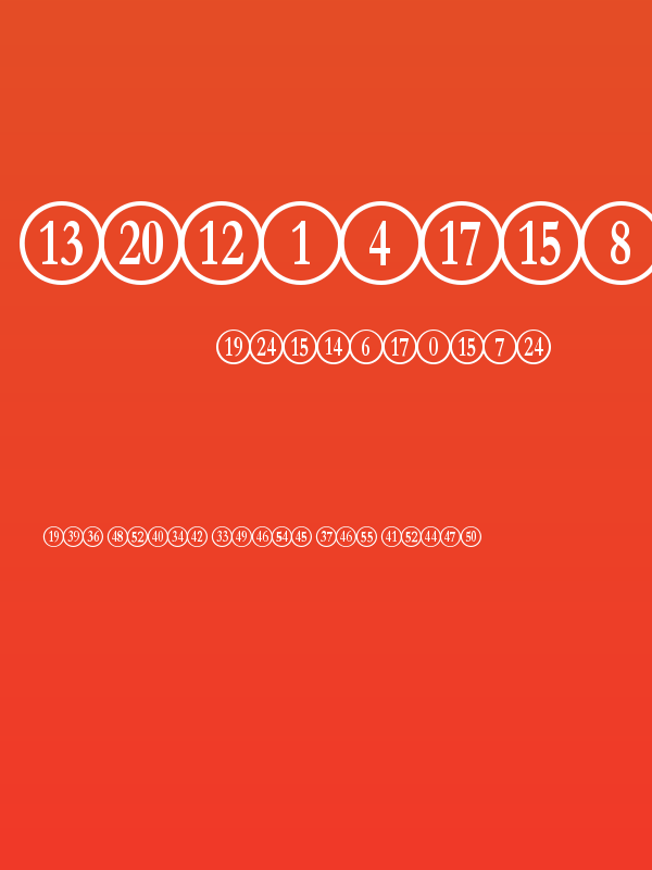 NumberpileReversed-Regular Poster