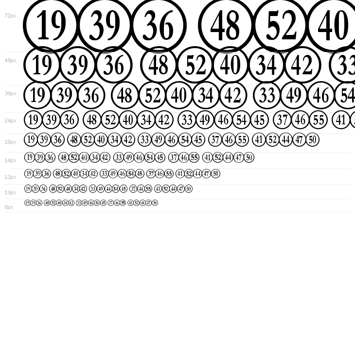 NumberpileReversed-Regular Waterfall