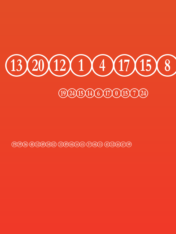 NumberpileReversed-Regular Poster