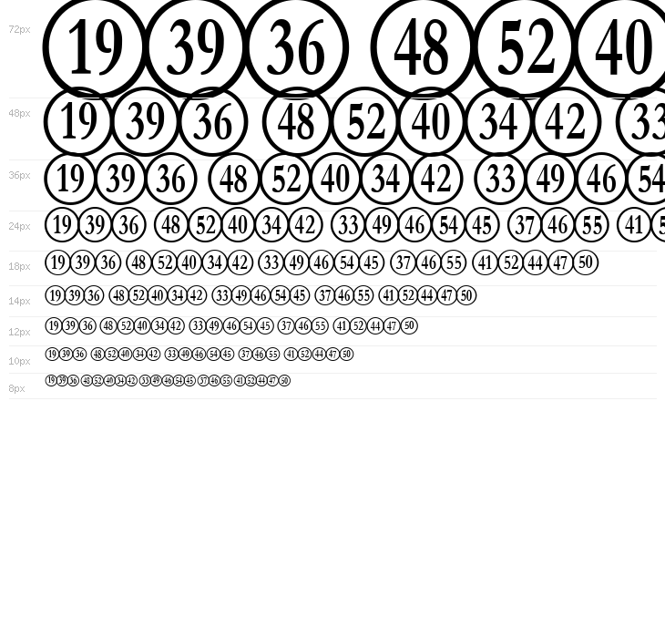 NumberpileReversed-Regular Waterfall