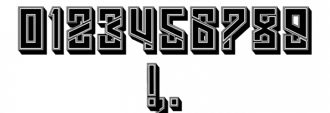 Numerica Regular Font OTHER CHARS