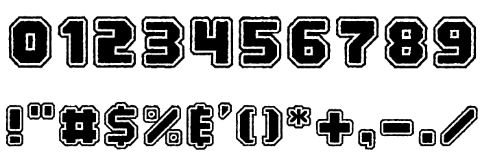 Numero 10 Clean フォント その他の文字