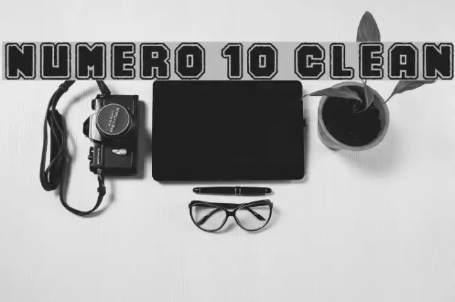 Numero 10 Clean フォント examples