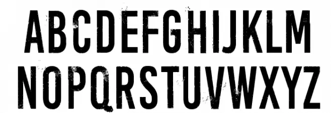 Numero 39 Schriftart Groß